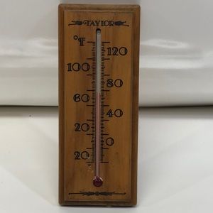 Wooden Taylor Wall Thermometer